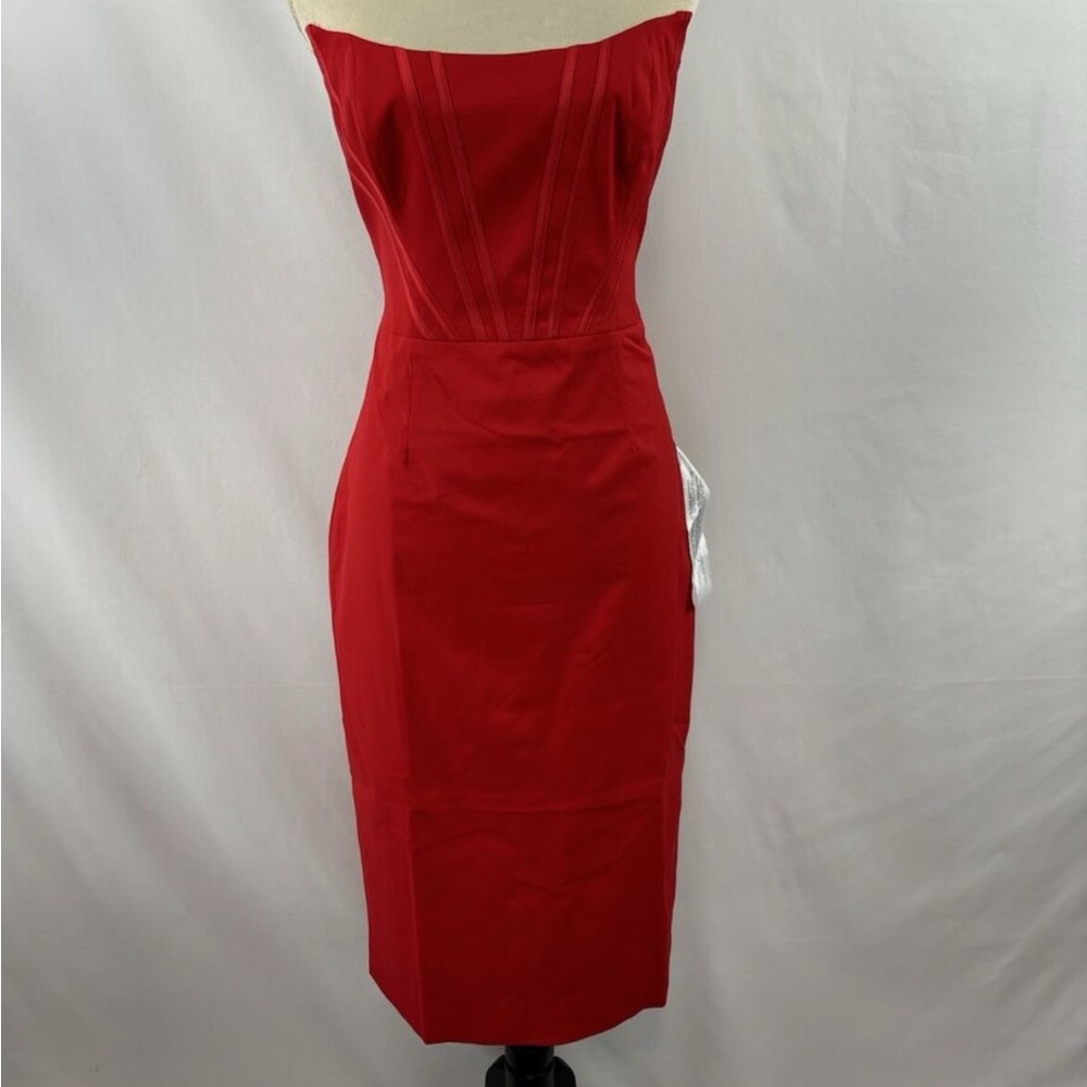 Dress the Population Cosette Strapless Corset Cocktail Dress